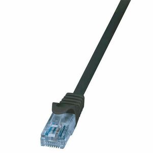 Logilink Patch kábel Econline, Cat.6A, U/UTP, fekete, 0, 25 m kép