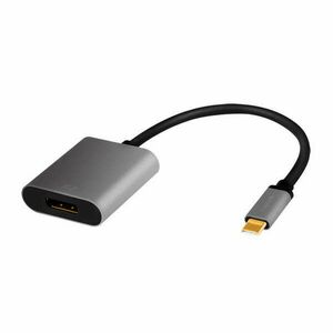 Logilink USB 3.2 Gen1 Type-C adapter, C/M DP/F, 4K, alu, 0, 15 m kép
