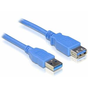 Delock USB3.0-A (apa/anya), 5 méteres hosszabbító kábel (82541) kép