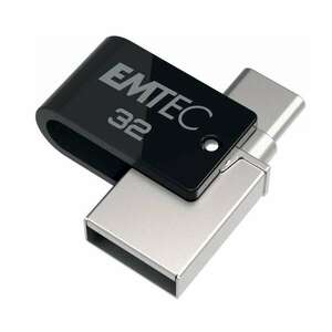 Pen Drive 32GB Emtec T260C Mobile and Go Type-C USB 3.2 fekete (E... kép