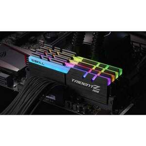 32GB 3200MHz DDR4 RAM G.Skill Trident Z RGB CL14 (2x16GB) (F4-320... kép