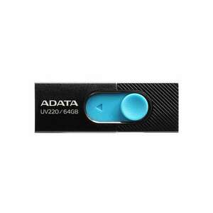 ADATA 64GB USB2.0 Fekete-Kék (AUV220-64G-RBKBL) Flash Drive kép