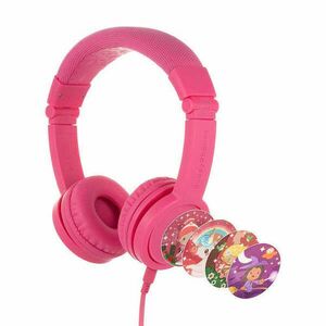 Vezetékes fejhallgató gyerekeknek Buddyphones Explore Plus (rózsaszín) kép