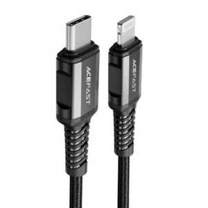 Cable USB-C to Lightning Acefast C1-01, 1.2m (black) kép