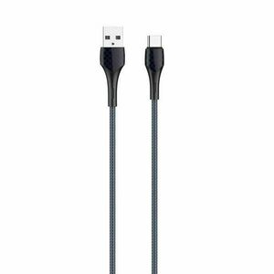 LDNIO LS522 USB - USB-C 2m Cable (Grey-Blue) kép