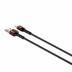 LDNIO LS531, 1m USB - USB-C Cable (Grey-Orange) kép