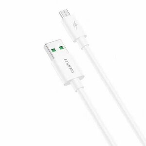 Foneng X67 USB to Micro USB Cable, 5A, 1m (White) kép