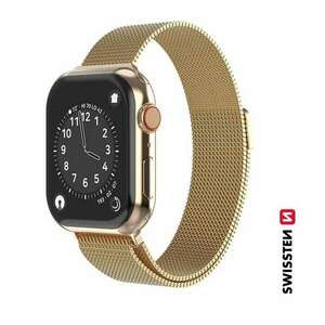 Swissten - Apple Watch milánói szíj, 38-40 mm, arany kép