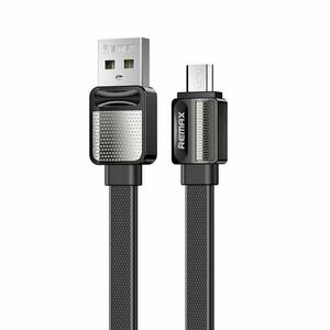 Cable USB Micro Remax Platinum Pro, 1m (black) kép