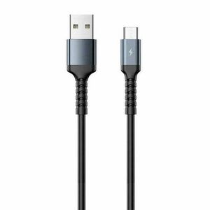 Cable USB-micro USB Remax Kayla II, , RC-C008, 1m (black) kép