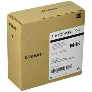 Canon PFI-1300MBK tintapatron matt fekete 330ml (CF0810C001AA) kép