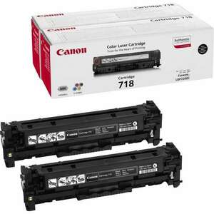 Canon 718VP fekete toner Twin Value Pack (2662B005) kép