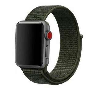 Mybandz Apple Watch 42/44mm szövet óraszíj khaki (APW422801) kép