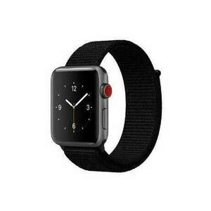 Mybandz Apple Watch 38/40mm szövet óraszíj fekete (APW381395) kép