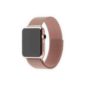 Mybandz Apple Watch 38/40mm Milánói fém óraszíj pink-arany (APW381562) kép