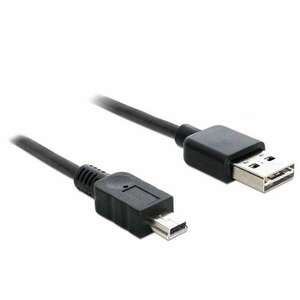 Delock 83362 USB 2.0 -A apa > USB 2.0 mini apa kábel 1 m (83362) kép
