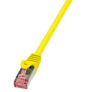 LogiLink S/FTP PIMF patch kábel CAT6 2m sárga (CQ2057S) (CQ2057S) kép