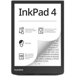 POCKETBOOK e-Reader PB743G INKPad4 Ezüst (7, 8" E-Ink, háttérvilágí... kép