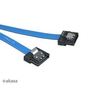 Akasa Proslim SATA3 adatkábel 30cm kék (AK-CBSA05-30BL) kép