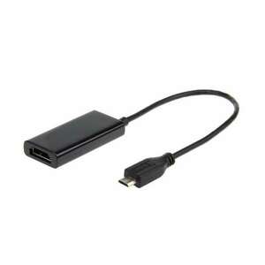 Gembird Cablexpert Micro-USB --> HDMI (MHL) 5pin adapter (A-MHL-002) kép