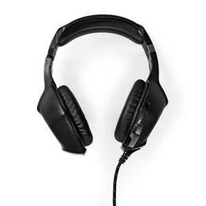 Nedis GHST250BK Vezetékes Gaming Headset - Fekete kép