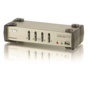 ATEN KVM Switch 4PC USB VGA +Audio CS1734B kép