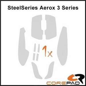 Corepad Soft Grips, SteelSeries Aerox 3, Fehér egérbevonat kép