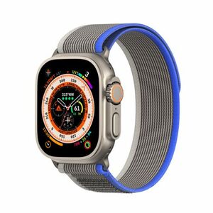 Dux Ducis Sport Velcro szíj Apple Watch 42/44/45/49mm, blue/gray kép