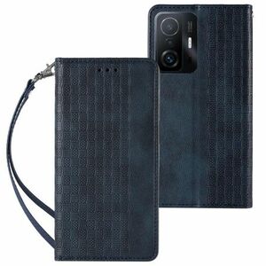 MG Magnet Strap bőr könyvtok Samsung Galaxy A52 5G, kék kép