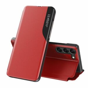 MG Eco Leather View könyv tok Samsung Galaxy S23, piros kép
