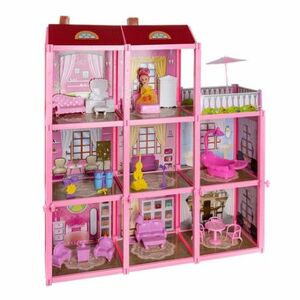 MG Dollhouse babaház 65 cm, rózsaszín kép