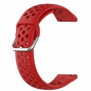 BStrap Silicone Dots szíj Xiaomi Watch S1 Active, red (SSG013C0609) kép