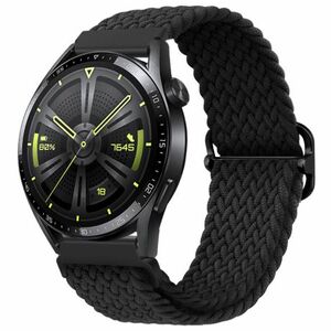 BStrap Elastic Nylon szíj Huawei Watch GT3 42mm, black (SSG024C0108) kép