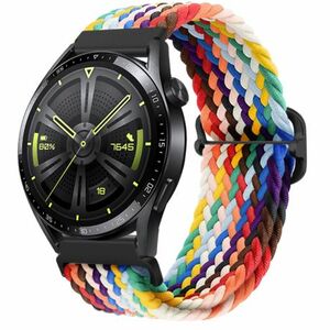 BStrap Elastic Nylon szíj Huawei Watch 3 / 3 Pro, rainbow (SSG025C0209) kép