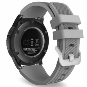 BStrap Silicone Sport szíj Samsung Galaxy Watch 3 45mm, gray (SSG006C0801) kép