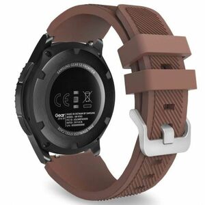 BStrap Silicone Sport szíj Huawei Watch GT 42mm, brown (SSG006C0402) kép