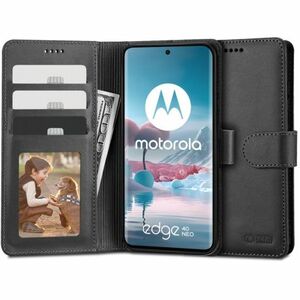 Tech-Protect Wallet könyv tok Motorola Edge 40 Neo, fekete kép