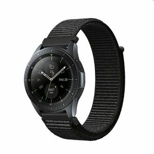 COTEetCI univerzális nylon szíj 20 mm Apple Watch 42/44/45 mm számára, fekete kép