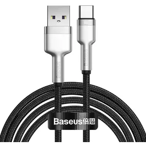 Kábel USB cable for USB-C Baseus Cafule, 66W, 2m (black) kép