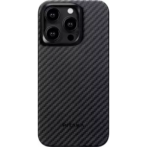 Tok Pitaka MagEZ 4 1500D case, black/grey twill - iPhone 15 Pro Max (KI1501PM) kép
