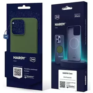 Tok 3MK Hardy Case iPhone 15 Plus 6.7" alpine green MagSafe kép