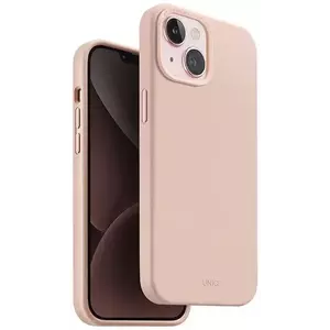 Tok UNIQ case Lino Hue iPhone 15 6.1" Magclick Charging pink (UNIQ-IP6.1(2023)-LINOHMPNK) kép