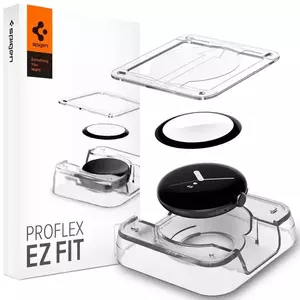 TEMPERED KIJELZŐVÉDŐ FÓLIA Spigen Glass ProFlex EZ Fit 2 Pack - Google Pixel Watch (AFL05926) kép