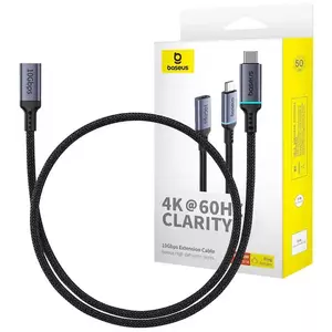 Kábel Baseus High Definition extension cable USB-C Male to Female 10Gbps, 0, 5m (black) kép