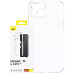 Tok Baseus Magnetic Phone Case for iPhone 15 Plus OS-Lucent Series (Clear) kép