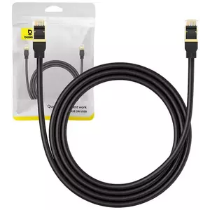Kábel Baseus Network cable cat.8 Ethernet RJ45, 40Gbps, 1, 5m (black) kép