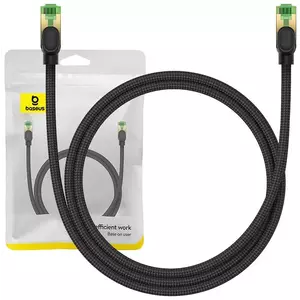 Kábel Baseus Braided network cable cat.8 Ethernet RJ45, 40Gbps, 1m (black) kép