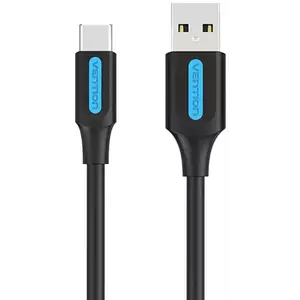Kábel Vention Charging Cable USB-A 2.0 to USB-C COKBC 0, 25m (black) kép