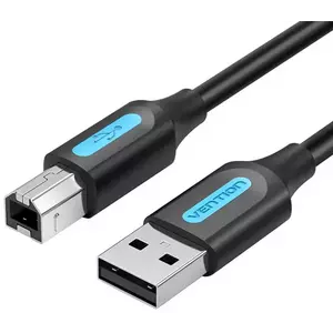 Kábel Vention Cable USB 2.0 A to B COQBF 1m (black) kép