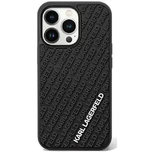 Tok Karl Lagerfeld KLHCN613DMKRLK iPhone 11 / Xr 6.1" black hardcase 3D Rubber Multi Logo (KLHCN613DMKRLK) kép
